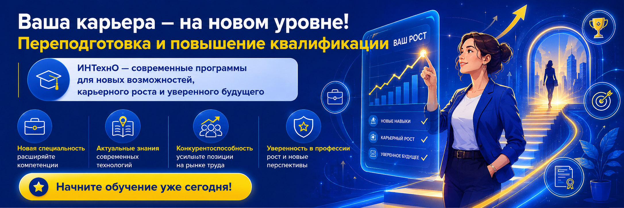 Профессиональная переподготовка и повышение квалификации в ИНТехнО